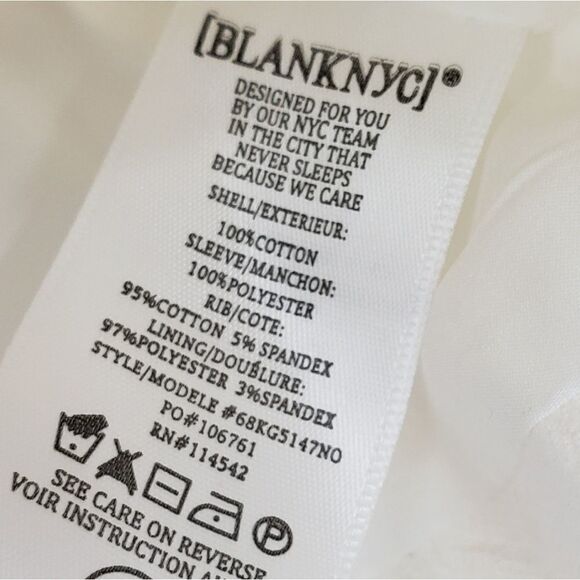 Blank NYC Mesh Detail Crepe Jacket in Windy City - Picture 7 of 8